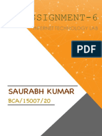 Saurabh Kumar Bca - 15007 - 20 It Lab - 6