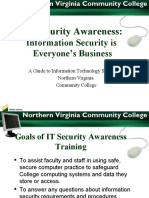 IT Security Awareness:: Information Security Is Everyone's Business