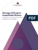 AAGBI16.06 Storage of Drugs in Anaesthetic Rooms