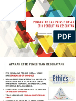 Pengantar Dan Prinsip Dasar Etik - Prof DR M Sudomo