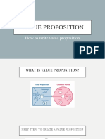 How To Write Value Proposition