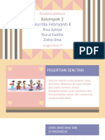 Kel 2 - PPT - Jenis & Perkembangan Seni Tari