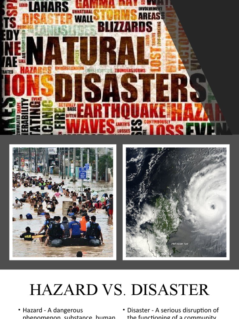 Grade 11 Basic Concepts Of Disaster And Disaster Risk Pdf Hazards