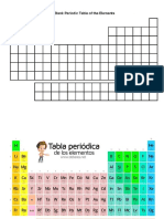 tabla periodica para llenar