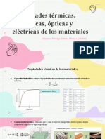 Propiedades Térmicas, Magnéticas, Ópticas y Eléctricas