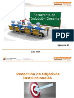 Objetivos Instruccionales Ejercicio