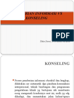 Informasi vs Konseling