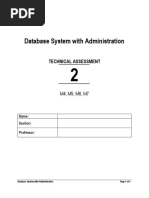 Database System With Administration: Technical Assessment