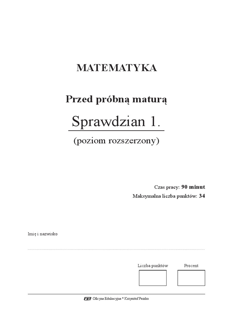 Próbna Matura Z Matematyki Nowa Era 2016