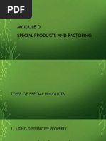 Module 0a. Review On Special Products