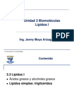 Lípidos I - Triglicéridos