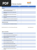 QBO Smart Review Checklist: To Review Complete D Notes