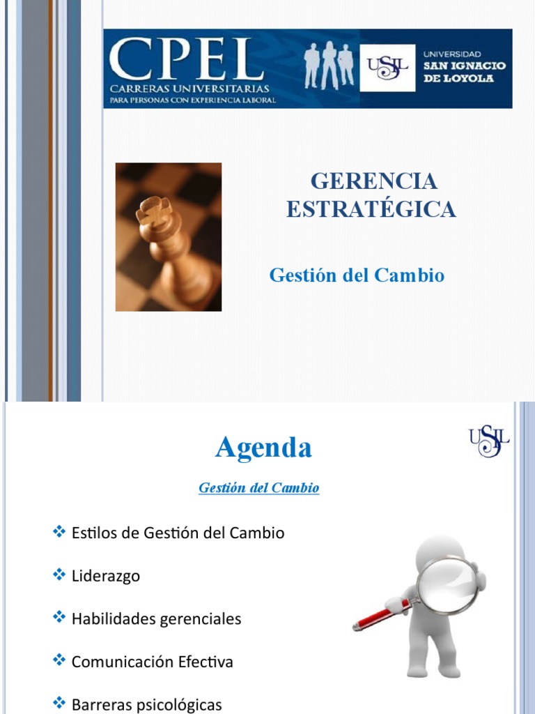 Estrategias de Gestión del Cambio Organizacional | PDF | Liderazgo ...