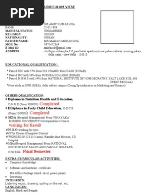 Amit Bio Data 2