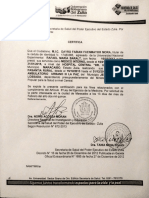 Certificado médico internado rural Venezuela