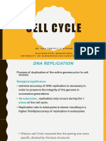 Cell Cycle: Dr. Isra Thristy, M.Biomed Biochemistry Department University of Muhammadiyah Sumatera Utara