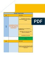 Course Plan Contract Law