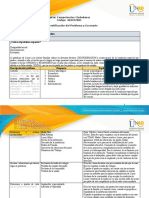 Identificación Del Problema y Escenario