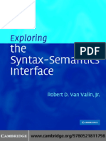 Exploring the Syntax-Semantics Interface by Jr., Robert D. Van Valin (Z-lib.org)