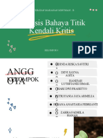 KEL 6 - PMM-B - Analisis Bahaya Titik Kendali Kritis (ABTPKHACCP)