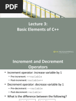 Basic Elements of C++