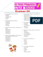 Refuerzo 04 de Biologia para Quinto de Primaria