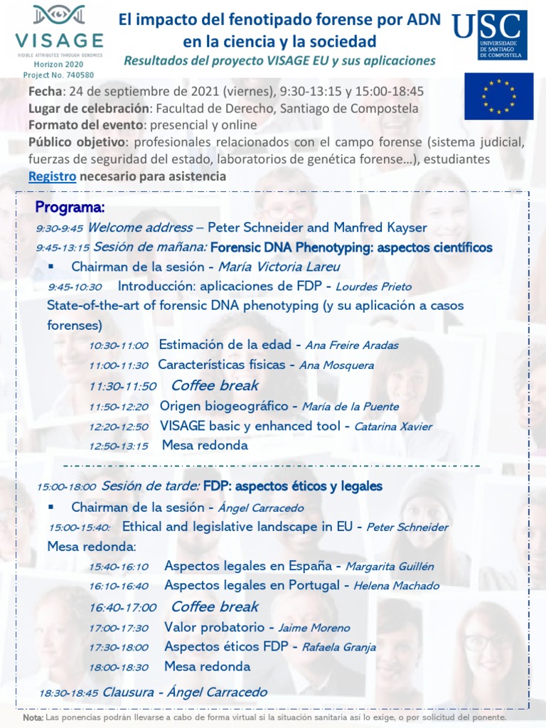 Resultados del programa VISAGE EU | PDF