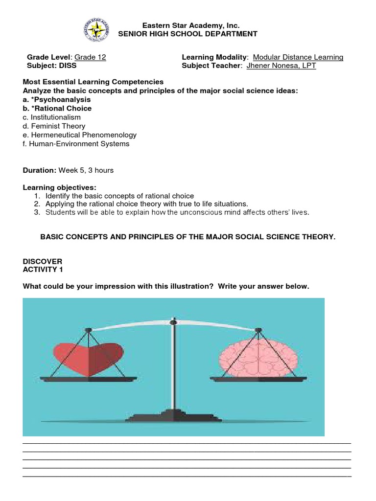 Diss Module 5 PDF Rationality Economics