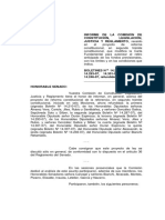 Informe Comisión Constitución - Segundo Trámite Constitucional