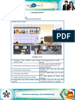 Learning Activity 1 Evidence: Safety Rules: Based On The Image Write Safety Rules Into The Format