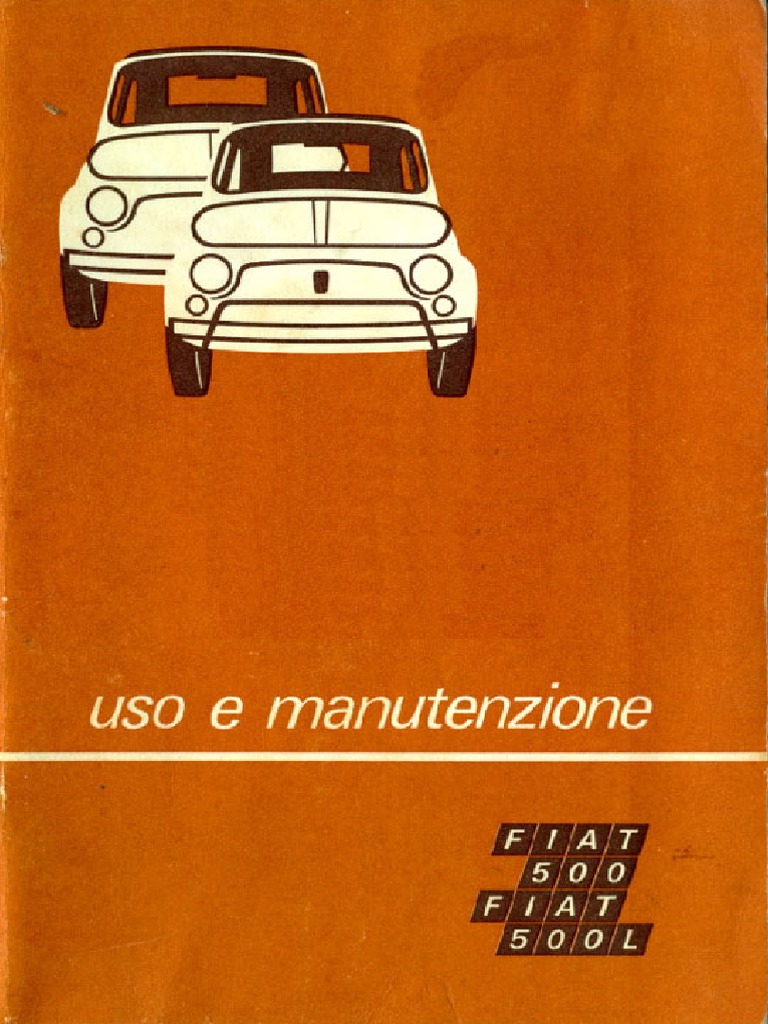 Fiat 500 Manual 1972 It PDF