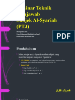 Seminar Teknik Menjawab Subjek Al-Syariah (PT3) : Disampaikan Oleh: Ustaz Muhammad Zulfadhli Bin Yusof