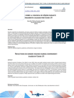 Reflexiones Sobre La Violencia de Genero Durante El Confinamiento Cacausado Por COVID-19