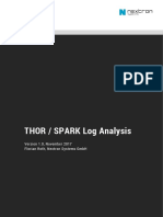 Thor / Spark Log Analysis: Version 1.0, November 2017 Florian Roth, Nextron Systems GMBH