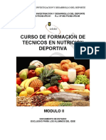 Modulo II Nutricion Deportiva