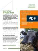 Priority Areas For On-Farm Biosecurity