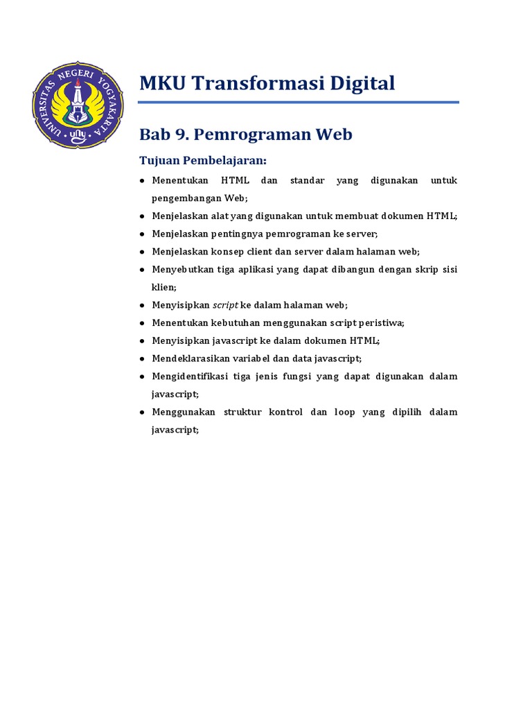 Pemrograman Web: HTML dan CSS Dasar | PDF | Komputer
