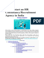 How To Start An HR Consultancy