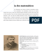 Matematicos, Vida e Obras.