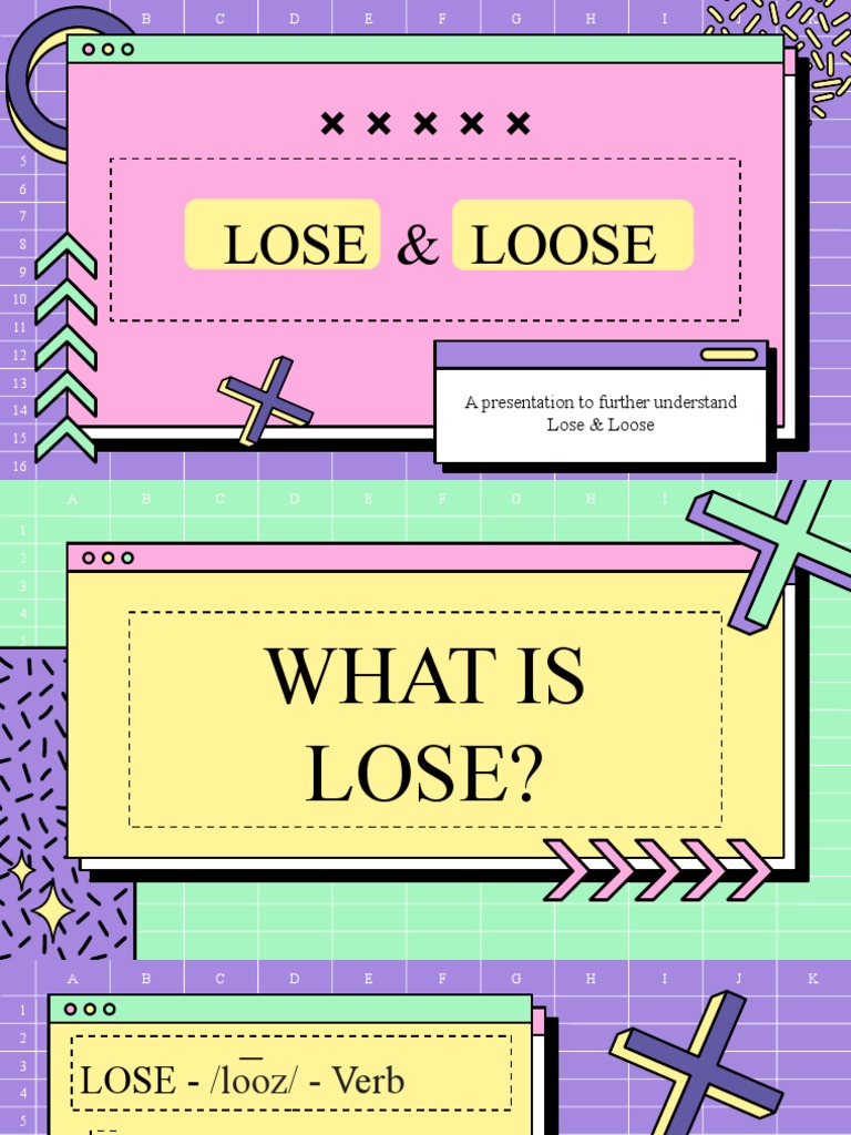 English Speech LOSE & LOOSE | PDF | Human Communication | Language ...