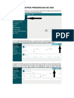 Tutorial Registros Presenciais No DED