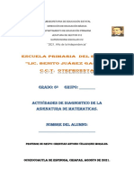 Evaluacion Diagnostica Matemáticas 6º