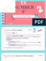 Printable Number Sense Activities For Pre-K by Slidesgo