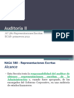 AU - 580 - Representaciones Escritas