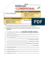 Second Conditional Worksheet