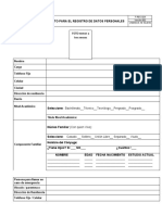 Actualización de Datos - Editable