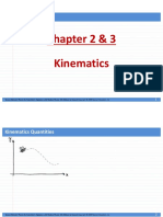 Chapter 2 & 3 Kinematics