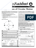 Circular Motion - Applications