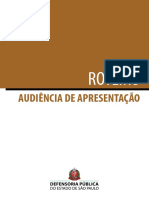 Audiência de apresentação: roteiro para defesa