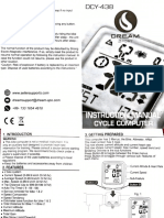 DCY 438 User Manual